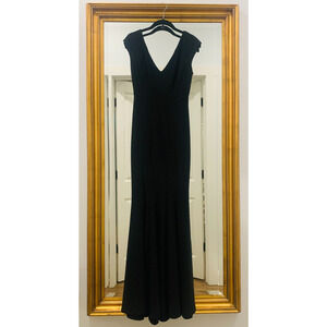 Betsy & Adam Black Maxi Dress